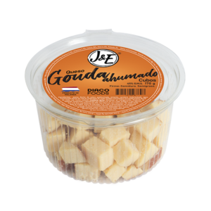 Queso Gouda Ahumado Cubos 170 g unidad