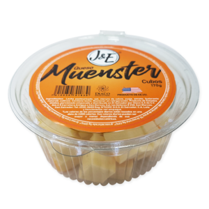 J&E® Queso Muenster Cubos 170 g