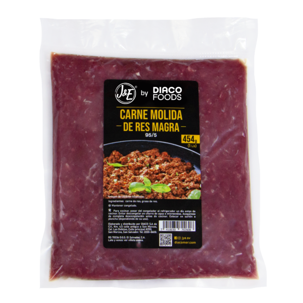 J&E Pro® Carne Molida Magra 95/5 454 g