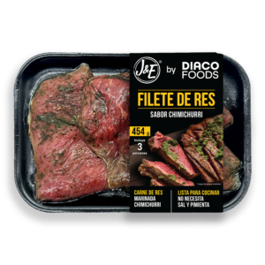 J&E By Diaco Bandeja Filete de Res Chimichurri 454 g