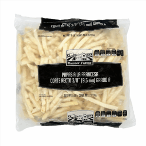 Papa tipo francesa 3/8